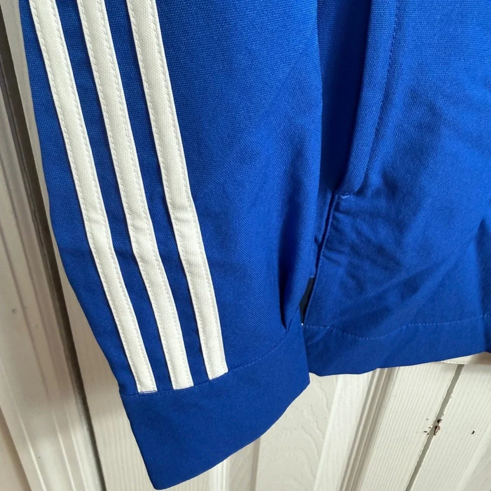 Adidas Real Madrid Anthem Jacket Medium Blue Blokecore Soccer Streetwear